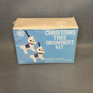 Vintage Christmas Ornament Kit Felt Walco #1342 Rocking Horse NIB 1972
